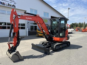 รถขุดขนาดเล็ก Kubota KX040-4 รุ่น ECO Plus น้ำหนัก 2 ตัน สำหรับงานก่อสร้างในฟาร์ม - Product Image 2
