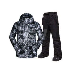 Winter <b>Snow</b> Jacket And Pants Set With Thermal Lining For Outdoor Sports Men Ski <b>Suit</b> In Low Moq - Product Image 5