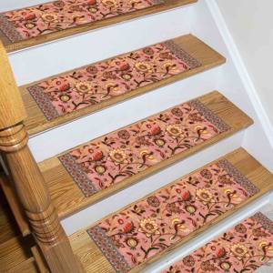 Alfombra con Estampado Étnico: Diseño Kilim, Bohemio, Moderno, Decorativo, para Escaleras, Grande, Personalizado, Alfombra de Peldaños - Product Image 4