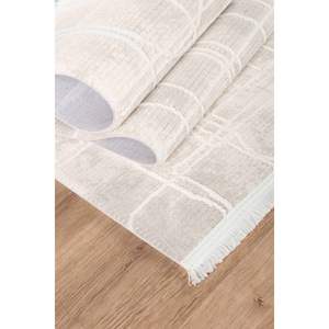 Vola ชุดพรมสำหรับพื้นที่แบบนุ่มขอบตรงเครื่องทำพรมโพรพิลีนทรงสี่เหลี่ยมผืนผ้า2909ครีมกันฝุ่น - Product Image 1