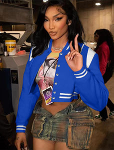 แจ็กเก็ตหนังแฟชั่นปักลายสำหรับสตรีสไตล์วินเทจ - Product Image 6