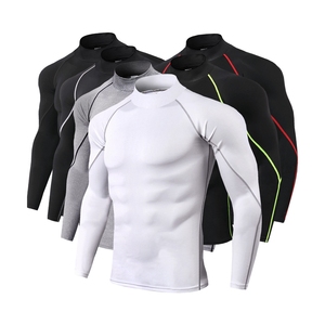 Camiseta interior para hombre personalizada al por mayor Athletic Rash Guard - Product Image 1