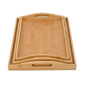 Top vente fruits en bois de manguier plateau de table prix de gros dernière conception plateau de service en bois carré maison par glowin fashion - Product Image 5