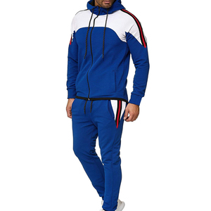 Survêtement à capuche pour homme, ensemble de jogging avec veste et pantalon de survêtement, deux pièces - Product Image 2