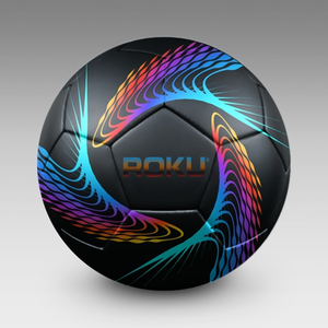 OEM ODM Customizable High Quality Eco-Friendly Black Soccer <b>Ball</b> PU Leather Materials for Adult Training Custom Logo Printing - Product Image 2