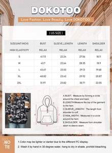 Sudadera con capucha holgada informal cálida y borrosa bordada a la moda para mujer 2023 con bolsillos prendas de vestir exteriores de invierno - Product Image 5