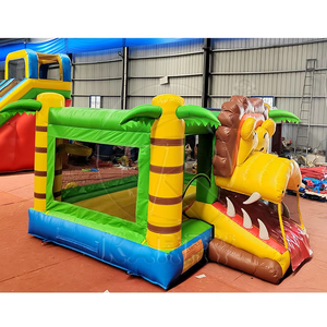 Castillo Inflable Comercial para Niños, 4x4m, con Tobogán, Material de PVC, Fácil de Instalar, Duradero, para Juegos Infantiles - Product Image 2