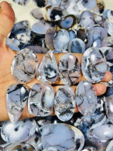 อัญมณีโอปอล Dendrite ธรรมชาติทำด้วยมือทำเครื่องประดับคริสตัลผสมรูปทรงทำอัญมณีหลวม - Product Image 2