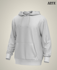 Sweat à capuche en coton vierge coupe surdimensionnée lourde idéale pour le streetwear et la marque - Product Image 3