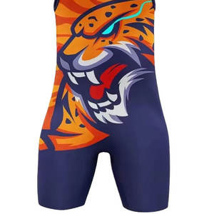 Vente en gros de maillots de lutte personnalisés pour hommes sublimation jeunes maillots de lutte décontractés personnalisés maillots de lutte - Product Image 4