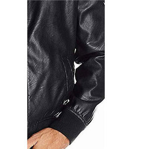 เสื้อแจ็คเก็ตหนังวัวคุณภาพสูงสำหรับผู้ชาย สไตล์ไบค์เกอร์คลาสสิก ระบายอากาศได้ดี แห้งเร็ว เหมาะสำหรับฤดูหนาว ดีไซน์ทันสมัย ทนทาน คอตั้ง - Product Image 6