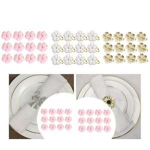 Impresione a sus invitados con una servilleta de metal en forma de flor Rosa Decoración de mesa para cumpleaños Fiestas casuales formales - Product Image 2