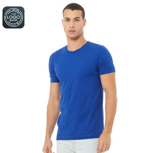 Camiseta de Algodón con Gráfico Personalizado para Hombre, Camiseta Azul Rey con Impresión Personalizada, Camiseta de Algodón 100% - Product Image 1