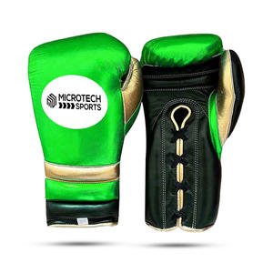 Gants de boxe de sport professionnels Logo personnalisé Gants de boxe en cuir pour l'entraînement Nouveau design - Product Image 3