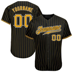 Maillot de baseball par sublimation, impression par transfert thermique, maillots de baseball entièrement personnalisés, vêtements d'équipe, 100% polyester respirant - Product Image 6