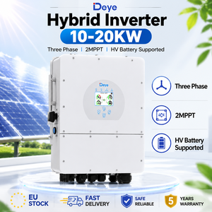 อินเวอร์เตอร์ไฮบริดสามเฟส Deye 12kw รุ่น SUN-10/12/15/20K-SG01HP3-EU-AM2 สำหรับแบตเตอรี่แรงดันต่ำ ส่งตรงจากยุโรป จัดส่งรวดเร็ว - Product Image 1
