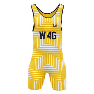 เสื้อกล้ามนักมวยปล้ำทีมอเมริกันพร้อมสายรัดปรับระดับได้และตัวปิดแบบกำหนดสีเองได้ - Product Image 1