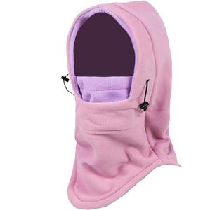 Pasamontañas Ajustable con Cordón Elástico, Color Morado, Personalizado, Antiarrugas, para Exteriores, Casual, para Esquí - Product Image 3