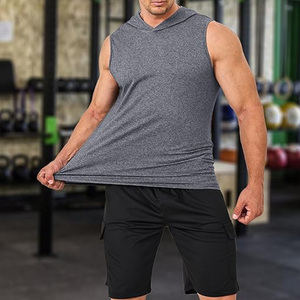 Camiseta Deportiva Básica para Hombre, Camiseta sin Mangas para Gimnasio, Chaleco de Entrenamiento Ligero, Camiseta Deportiva sin Mangas - Product Image 3