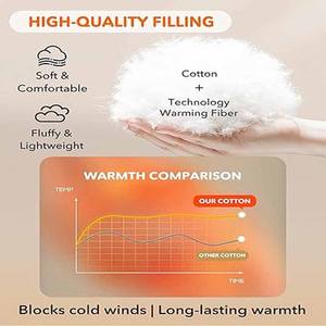 Veste matelassée imperméable à manches courtes fabriquée sur mesure par OEM, prix d'usine, best-seller, pour hommes, téléchargée par Dress Sports - Product Image 6