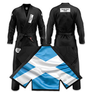 Kimono de Jiu-Jitsu avec drapeau écossais, uniforme d'arts martiaux unisexe, gusset, vêtements de MMA pour hommes, Kimono de Jiu-Jitsu - Product Image 2