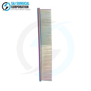 Peine de peluquero de edición limitada de venta superior acero inoxidable pulido a mano con artículo de colector de número de serie para profesionales - Product Image 3