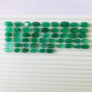 Esmeralda IGI certificada de grado AAA 8*6mm corte de pera ovalada excelente brillo bonito Color verde joyería de piedras preciosas sueltas naturales - Product Image 5