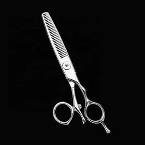ชุดกรรไกรตัดผม2ชิ้นทำจากสเตนเลสสำหรับมืออาชีพ - Product Image 4