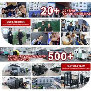 Overland Mini remorque de camping-car en aluminium de 13 pieds Remorque de voyage tout-terrain avec accessoires pour le camping - Product Image 3