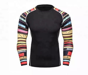 T-shirt de compression respirant anti-bactérien anti-UV écologique pour homme, manches courtes, séchage rapide, UPF50+ - Product Image 5