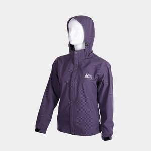 FHOH Veste imperméable réversible pour femme Style ample et décontracté avec col montant et capuche Coupe-vent et respirant Taille 3XL - Product Image 3