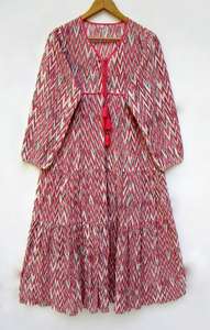 Último diseñador de moda de una sola tira para mujer 100% algodón Maxi vestido personalizado Casual verano playa ropa - Product Image 6