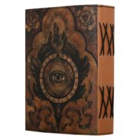 Cuaderno de Cuero de Búfalo Hecho a Mano, Estilo Vintage Retro, 9x7 Pulgadas, Encuadernación Cosida, Logotipo Grabado, Cuaderno de Bocetos, Regalo Impermeable