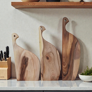 Planche à découper en bois et résine écologique faite à la main, design rectangulaire durable, passe au lave-vaisselle pour une cuisine saine - Product Image 5