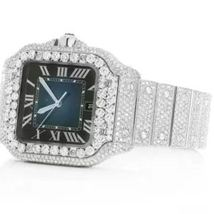 Montres Hip Hop de Luxe en Gros, Montres Mécaniques Personnalisées Hip Hop avec Diamants Moissanite, Style Rappeur, Bijoux Hip Hop - Product Image 3