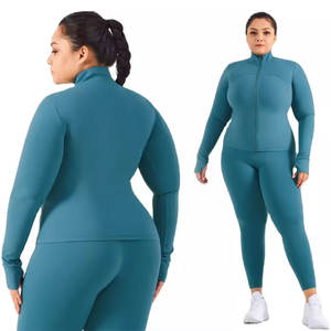 Conjunto de Yoga transpirable de moda superior para mujer Patrón sólido Precio al por mayor - Product Image 1
