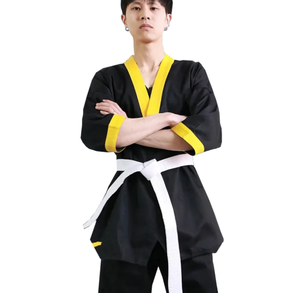 ชุดคาราเต้สีสำหรับผู้ชายเครื่องแบบคาราเต้ชุดเครื่องแบบคาราเต้ดีไซน์ใหม่ - Product Image 6