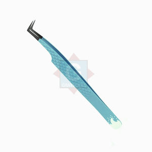 Pinzas de pestañas de calidad superior Acero inoxidable Venta al por mayor Instrumentos de belleza Pinzas de extensión de pestañas - Product Image 3