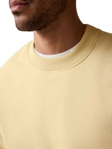 Top qualité blanc col rond sweat respirant sweat nouveau Style durable hommes séchage rapide sweat chemise - Product Image 4