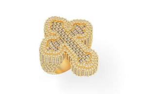 Vente chaude IGI certifié VVS diamant 925 bague de fiançailles en argent Sterling plaqué or Rose pavé réglage cadeau de mariage femmes - Product Image 5