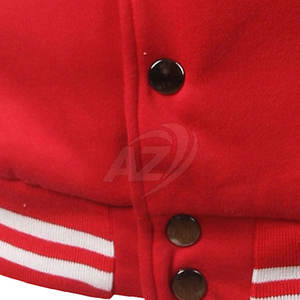 Vente en gros de grande taille pour hommes 100% laine Letterman veste avec col montant séchage rapide et respirant hiver utilisation extérieure à vendre - Product Image 6