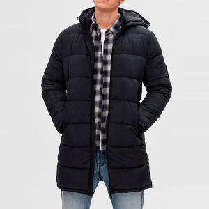 Chaqueta acolchada de manga larga de gran venta 2024 a la venta/servicio OEM diseño personalizado chaqueta acolchada de talla grande para hombre - Product Image 1