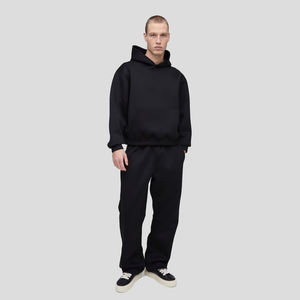 Nouveau design Survêtement vierge 100% coton Pantalon évasé avec logo personnalisé et survêtement à capuche pullover pour hommes - Product Image 1