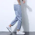 Cantidad a granel, nuevos pantalones vaqueros elegantes a la moda para hombre, pantalones vaqueros de tela suave de calidad Premium, pantalones vaqueros para hombre, precio razonable OEM - Product Image 2