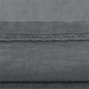 Vente en gros de t-shirts surdimensionnés décontractés de qualité supérieure à col rond 230GSM 100% coton T-shirt personnalisé à coupe carrée lourde - Product Image 4