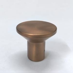 Luxury Zinc Alloy <b>Brushed</b> Bronze Finish <b>Round</b> Cabinet Knobs and Drawer Pulls for Kitchen Wardrobe Door Hardware Bulk Buy - Product Image 2