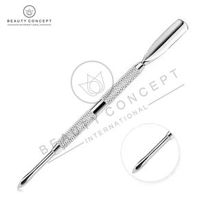 Outil professionnel de maquillage de manucure de dissolvant de peau morte antidérapant d'épurateur d'art d'ongle de double tête écologique avec le poussoir de cuticule - Product Image 3