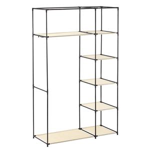 Armoire en tissu pliable MSV XL avec tringle à vêtements, 110 x 174,5 x 45 cm - Product Image 2