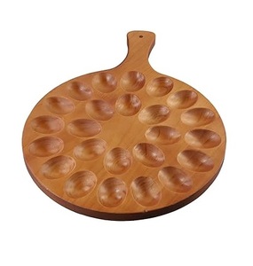 Bandeja para huevos de madera de forma cuadrada de la mejor calidad, diseño único, Bandeja para Huevos de tamaño personalizado para uso en Mesa - Product Image 2