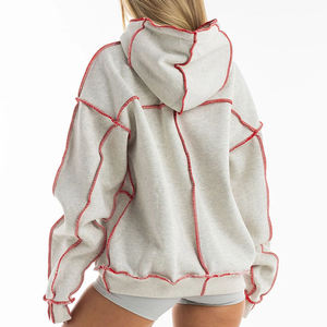 Suéter de Invierno para Mujer, Talla Grande, de Algodón, Grueso, con Forro Polar, Negro, Estilo Holgado - Product Image 2